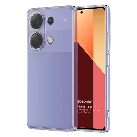 Microsonic Xiaomi Poco M6 Pro 4G Kılıf Transparent Soft Şeffaf 1