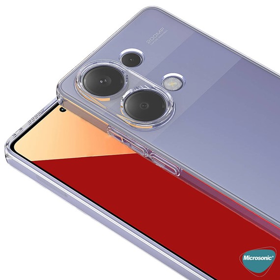 Microsonic Xiaomi Redmi Note 13 4G Kılıf Transparent Soft Şeffaf 4