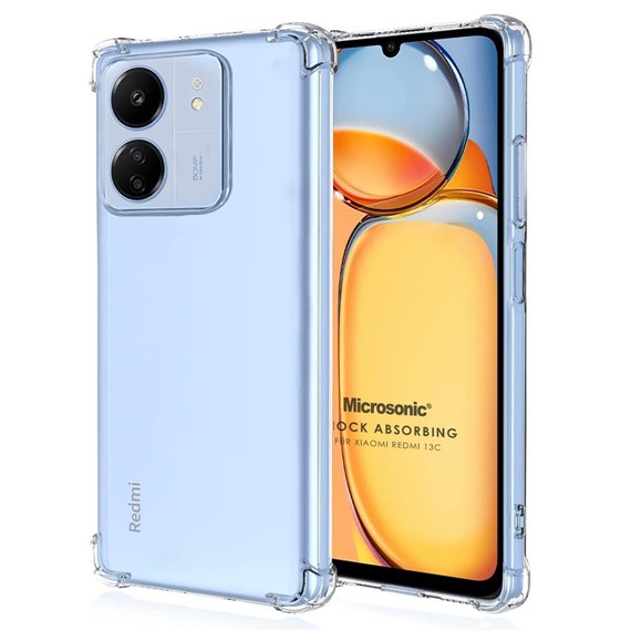 Microsonic Xiaomi Poco C65 Kılıf Shock Absorbing Şeffaf 1