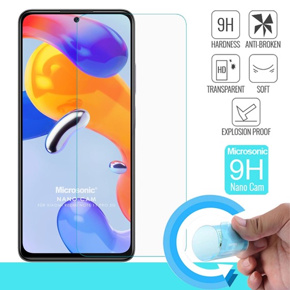 Microsonic Xiaomi Redmi Note 11 Pro 5G Nano Glass Cam Ekran Koruyucu 2