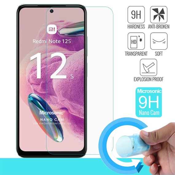 Microsonic Xiaomi Redmi Note 12S Nano Glass Cam Ekran Koruyucu 2