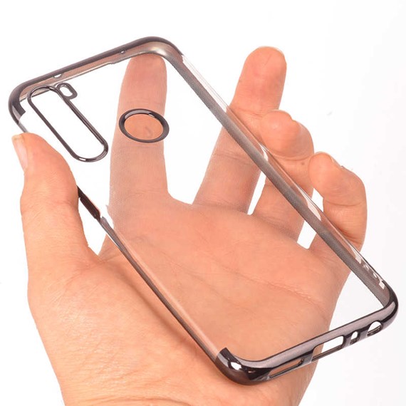 Microsonic Xiaomi Redmi Note 8 Kılıf Skyfall Transparent Clear Gümüş 5