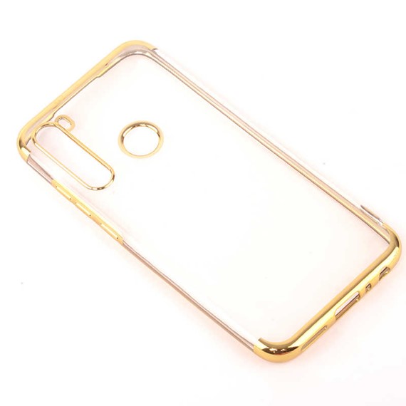 Microsonic Xiaomi Redmi Note 8 Kılıf Skyfall Transparent Clear Gold 3