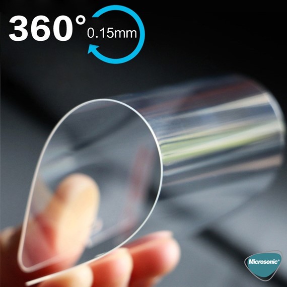 Microsonic Xiaomi Redmi Note 9 Pro Max Screen Protector Nano Glass 3 Pack 4