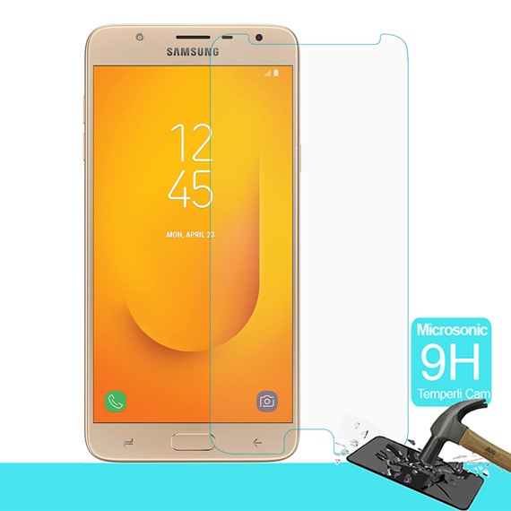 Microsonic Samsung Galaxy J7 Duo Temperli Cam Ekran koruyucu Kırılmaz film 1