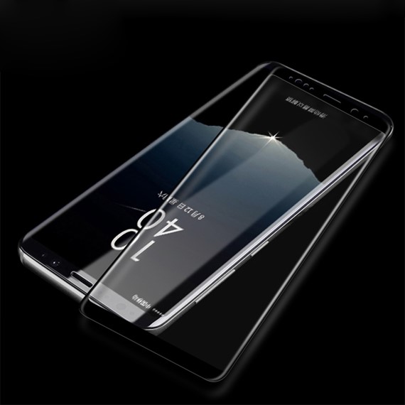 Microsonic Samsung Galaxy Note 9 Tam Kaplayan Temperli Cam Ekran koruyucu Kırılmaz Film Siyah 3