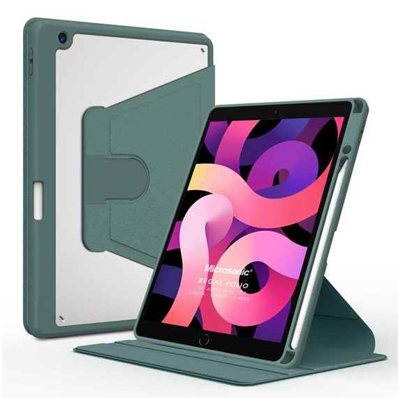 Microsonic Apple iPad 10 2 7 Nesil Kılıf A2197-A2200-A2198 Regal Folio Koyu Yeşil 1