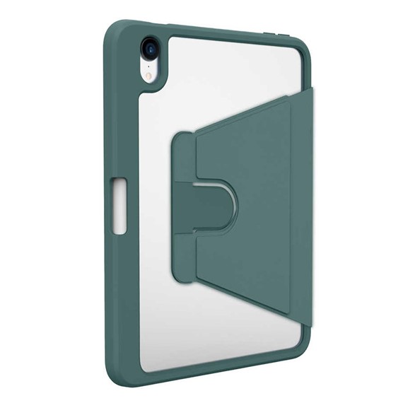 Microsonic Apple iPad Mini 6 2021 Kılıf A2567-A2568-A2569 Regal Folio Koyu Yeşil 2