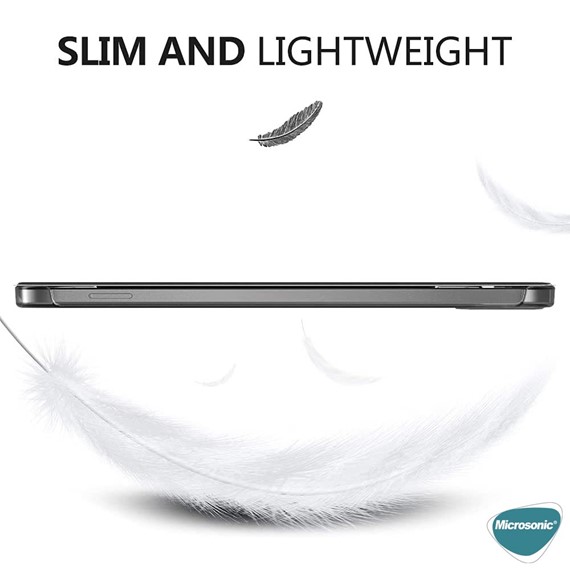 Microsonic Apple iPad Mini 6 2021 A2567-A2568-A2569 Smart Case ve arka Kılıf Siyah 6