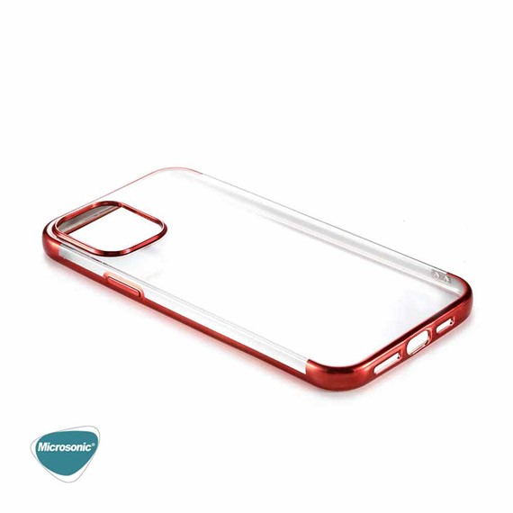 Microsonic Apple iPhone 13 Pro Max Kılıf Skyfall Transparent Clear Gümüş 4