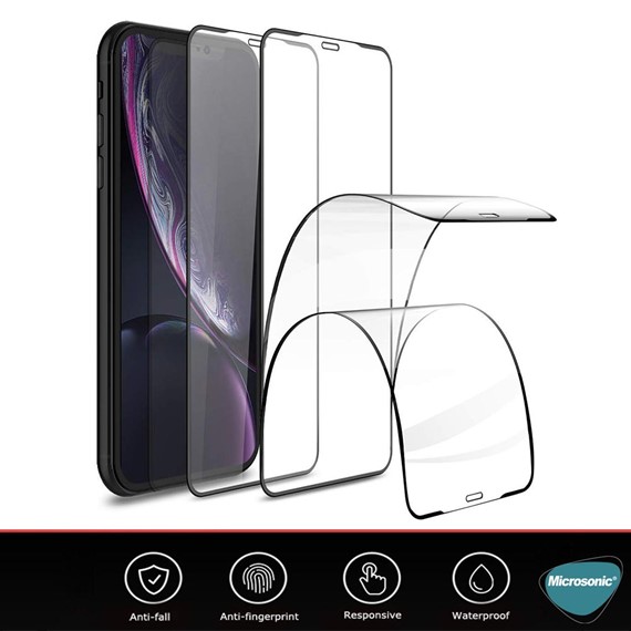 Microsonic Oppo A5 2020 Crystal Seramik Nano Ekran Koruyucu Siyah 2 Adet 3