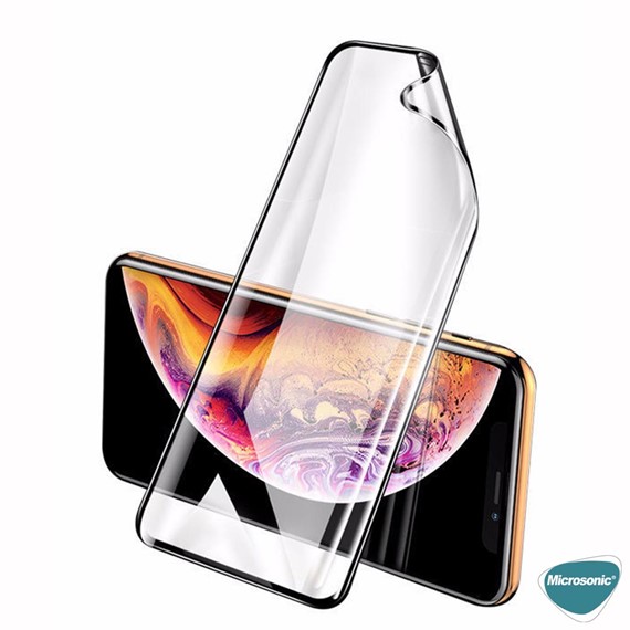 Microsonic Oppo A55 4G Crystal Seramik Nano Ekran Koruyucu Siyah 2 Adet 5