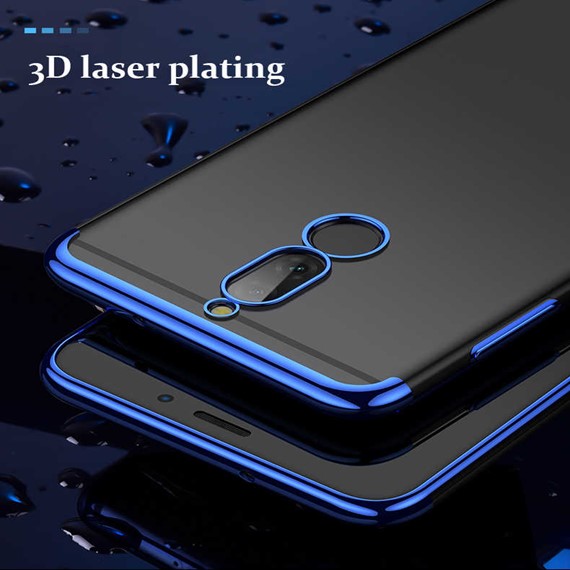 Microsonic Huawei Mate 10 Lite Kılıf Skyfall Transparent Clear Siyah 4