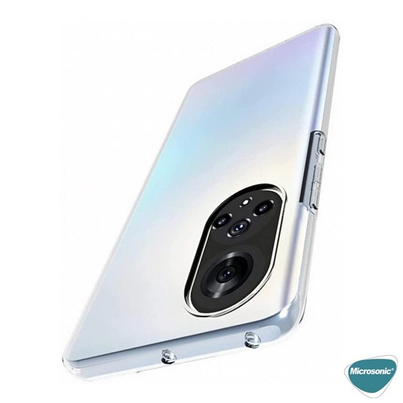 Microsonic Huawei Nova 9 Kılıf Transparent Soft Beyaz 5