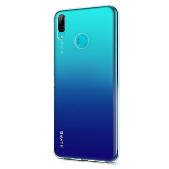 Microsonic Huawei P Smart 2019 Kılıf Transparent Soft Beyaz 2