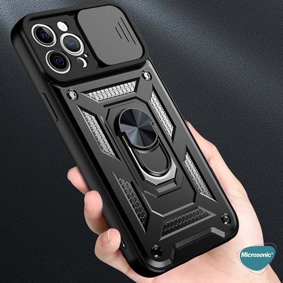 Microsonic Samsung Galaxy A72 Kılıf Impact Resistant Siyah 5