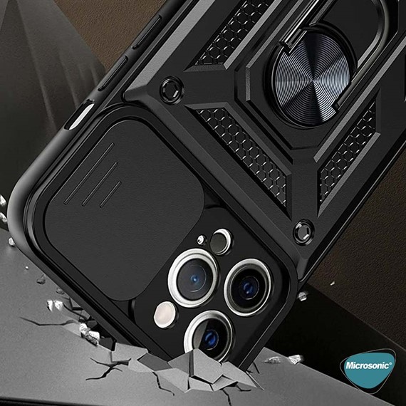 Microsonic Samsung Galaxy A51 Kılıf Impact Resistant Siyah 7
