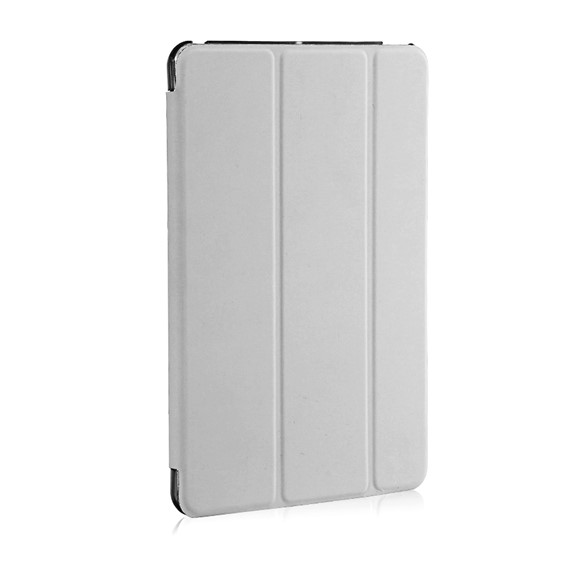 Microsonic Apple iPad 9 7 2017 A1822-A1823 Smart Case ve arka Kılıf Gümüş 2