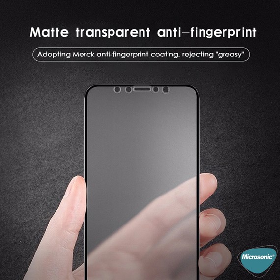 Microsonic Samsung Galaxy M31 Seramik Matte Flexible Ekran Koruyucu Siyah 3