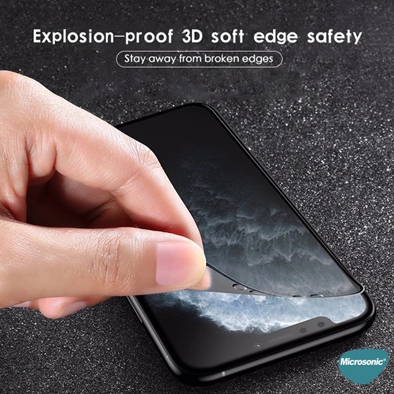 Microsonic Samsung Galaxy A02 Seramik Matte Flexible Ekran Koruyucu Siyah 6