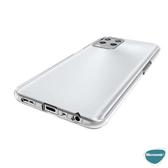Microsonic Oppo A54 4G Kılıf Transparent Soft Beyaz 3
