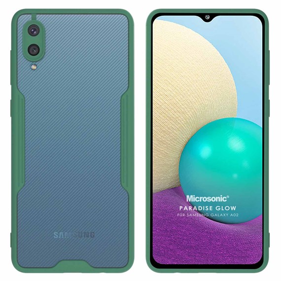 Microsonic Samsung Galaxy A02 Kılıf Paradise Glow Yeşil 1