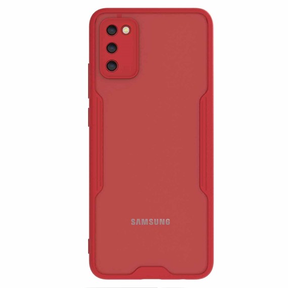 Microsonic Samsung Galaxy A03S Kılıf Paradise Glow Kırmızı 2