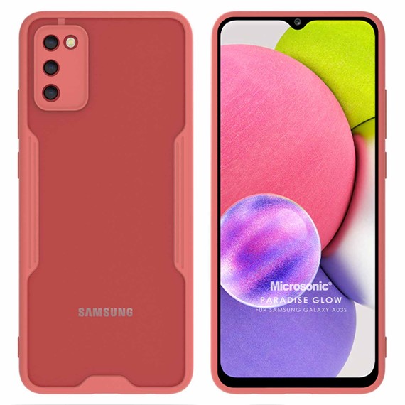 Microsonic Samsung Galaxy A03S Kılıf Paradise Glow Pembe 1