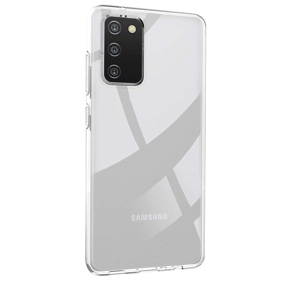 Microsonic Samsung Galaxy A03s Kılıf Transparent Soft Beyaz 2