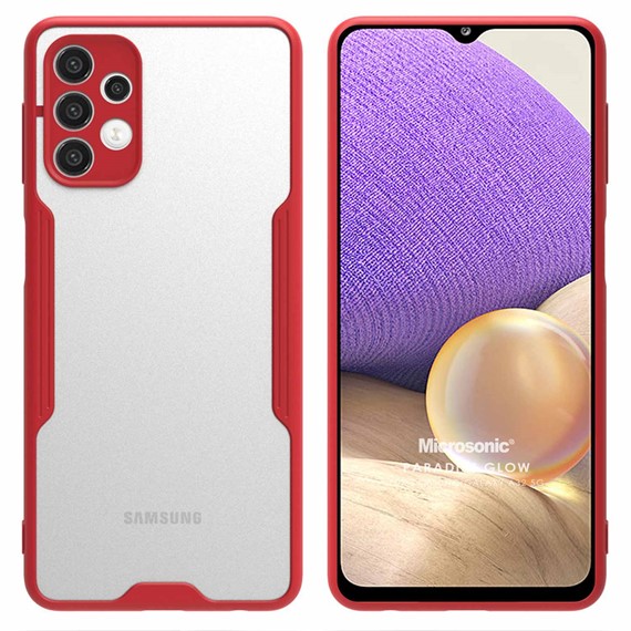 Microsonic Samsung Galaxy A32 5G Kılıf Paradise Glow Kırmızı 1