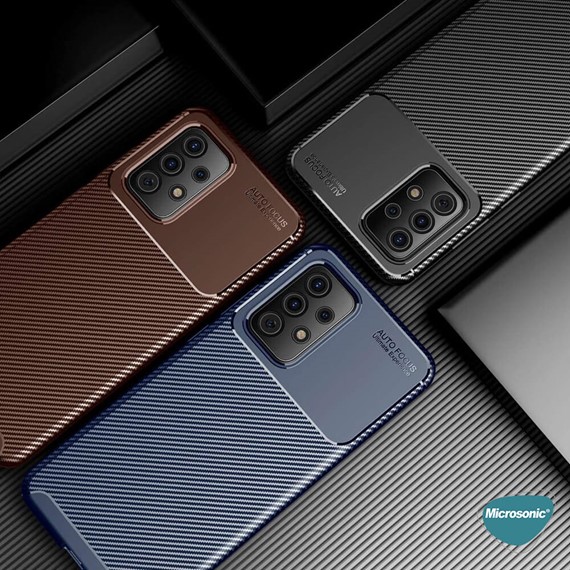 Microsonic Samsung Galaxy A52s Kılıf Legion Series Kahverengi 6