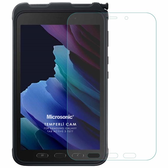 Microsonic Samsung Galaxy Tab Active 3 T577 Tempered Glass Cam Ekran Koruyucu 2