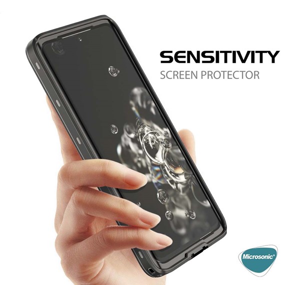 Microsonic Samsung Galaxy S23 FE Kılıf Waterproof 360 Full Body Protective Siyah 3