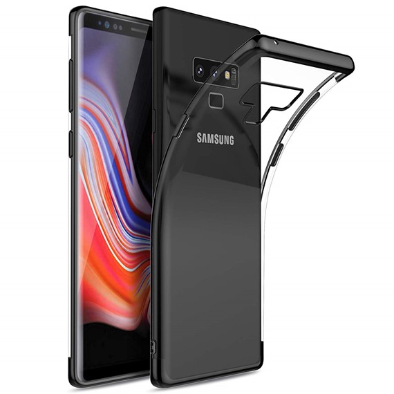 Microsonic Samsung Galaxy Note 9 Kılıf Skyfall Transparent Clear Siyah 1