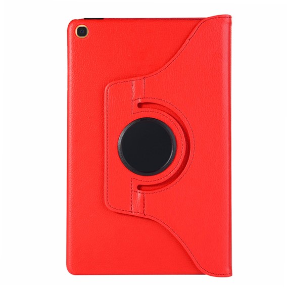 Microsonic Samsung Galaxy Tab A 10 1 T510 Kılıf 360 Rotating Stand Deri Kırmızı 2