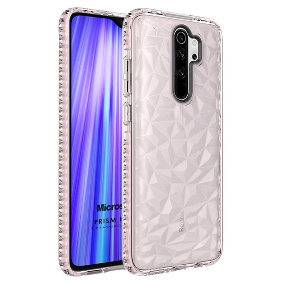 Microsonic Xiaomi Redmi Note 8 Pro Kılıf Prism Hybrid Pembe 1