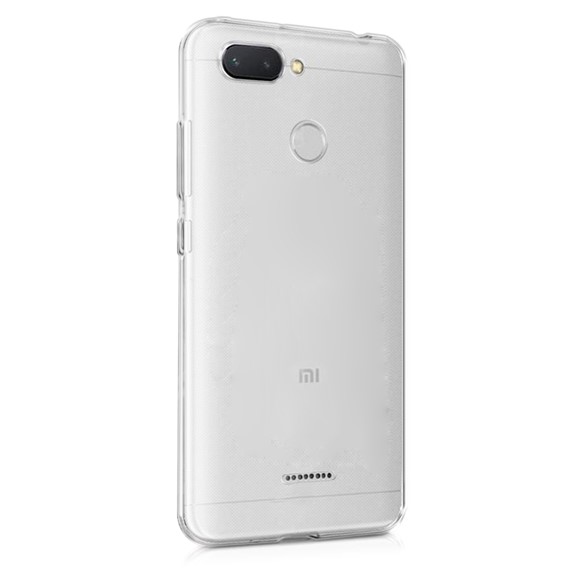 Microsonic Xiaomi Redmi 6 Kılıf Transparent Soft Beyaz 2