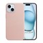 Microsonic Apple iPhone 15 Kılıf Metalist Leather Pembe