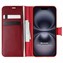 Microsonic Apple iPhone 16 Kılıf Delux Leather Wallet Kırmızı