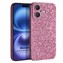 Microsonic Apple iPhone 16 Kılıf Bling Rhinestones Pembe