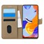 Microsonic Xiaomi Redmi Note 12 Pro 4G Kılıf Fabric Book Wallet Gold