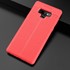 Microsonic Samsung Galaxy Note 9 Kılıf Deri Dokulu Silikon Kırmızı 3
