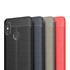 Microsonic Xiaomi Redmi S2 Kılıf Deri Dokulu Silikon Siyah 3