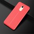 Microsonic Xiaomi Redmi 5 Plus Kılıf Deri Dokulu Silikon Kırmızı 3