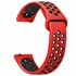 Microsonic Huawei Watch GT3 42mm Rainbow Sport Band Kordon Kırmızı Siyah 1