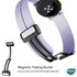 Microsonic Samsung Galaxy Watch 3 41mm Kordon Ribbon Line Yeşil 4
