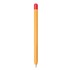 Microsonic Apple Pencil 2 nesil Kılıf Mat Silikon Kırmızı Turuncu 1