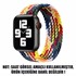 Microsonic Apple Watch Series 4 44mm Kordon Medium Size 147mm Knitted Fabric Single Loop Multi Color 2