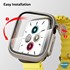 Microsonic Apple Watch SE 2022 44mm Kılıf Apple Watch Ultra Dönüştürücü Ekran Koruyucu Kasa Yıldız Işığı 2