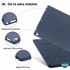Microsonic Apple iPad 10 2 9 Nesil A2602-A2604-A2603-A2605 Folding Origami Design Kılıf Mor 5